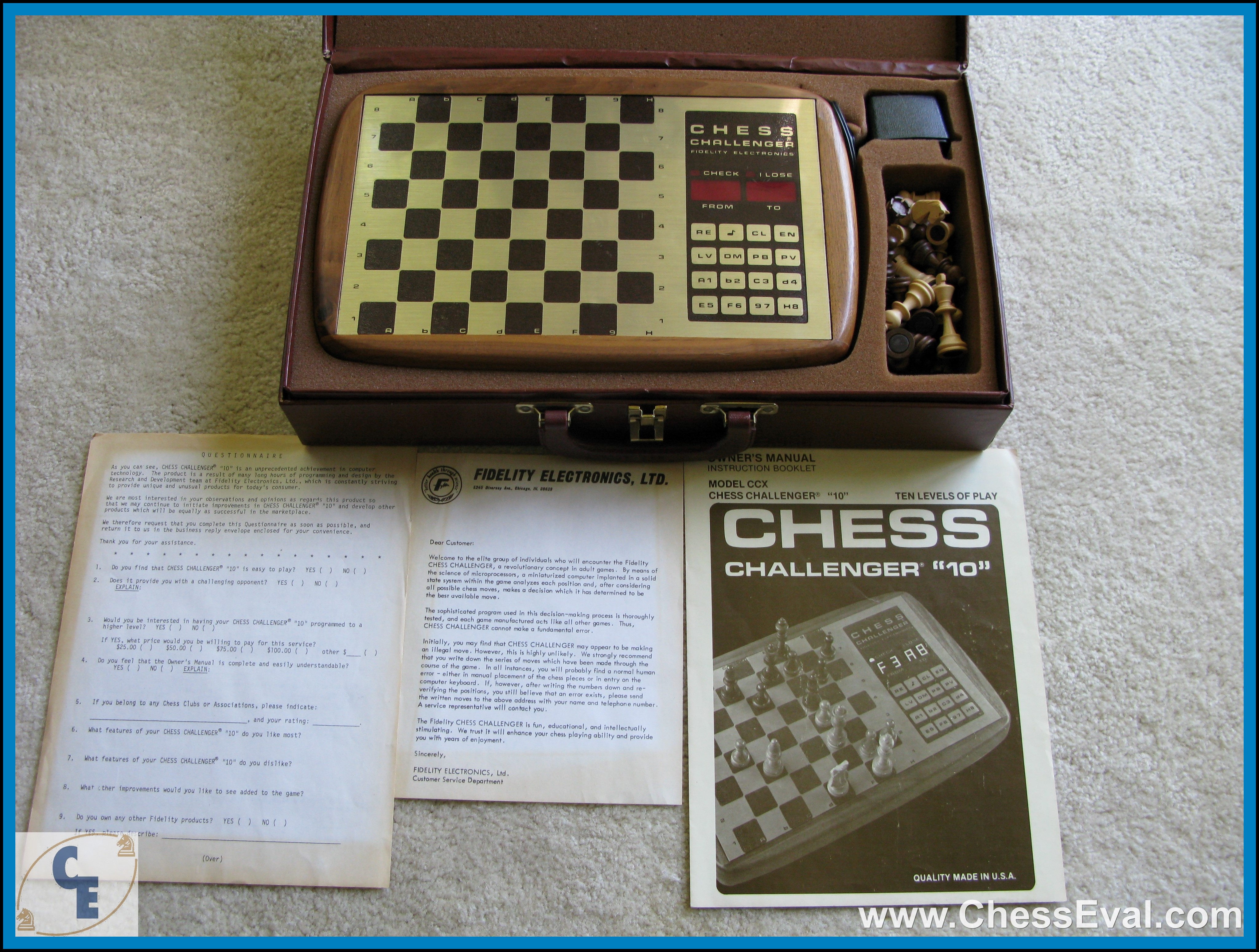Chess Challenger 10 - Version A (1978)