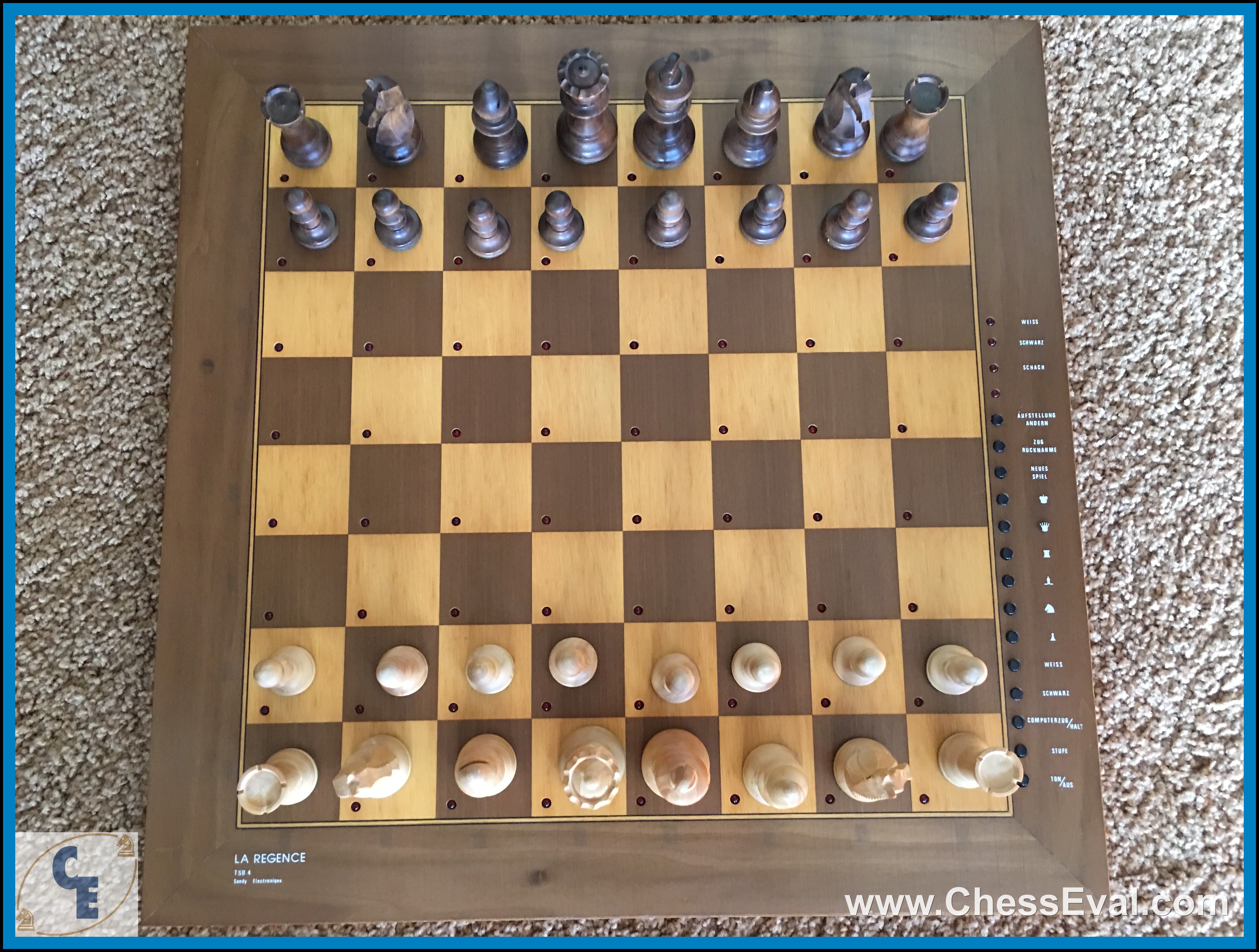 La Regence Board & Chessmen