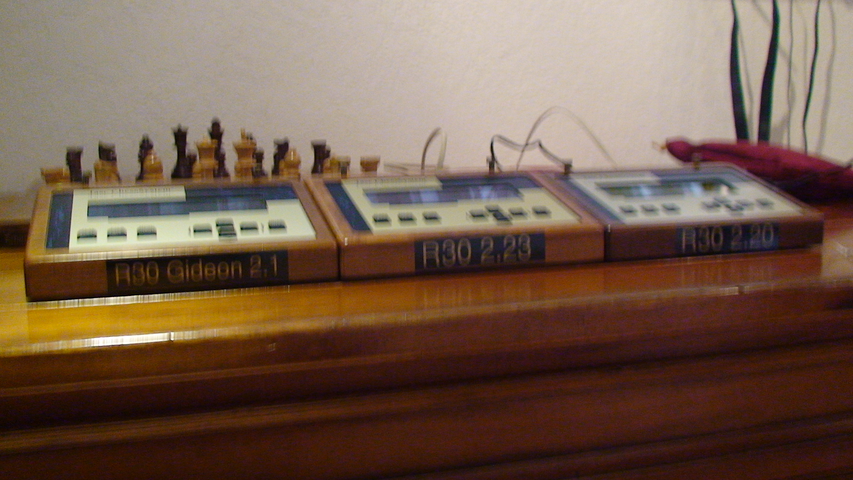 Comparison of three TASC control units; this group view does not independently identify their installed software.